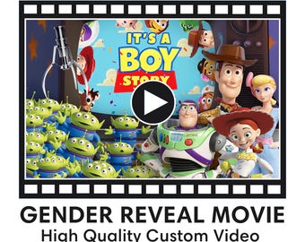 Toy Story Gender Reveal Video | Boy or Girl Baby Announcement | It&#39;s a Boy | Toy Story Gender Reveal Movie | Spanish Gender Reveal