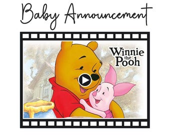 It's A Baby: Winnie The Pooh Theme Pregnancy Announcement Video