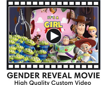 Anuncio de género del bebé al estilo de la película "To Infinity and Beyond" - Video de Toy Story
