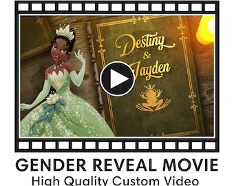 Gender Reveal Video Announcement | Instant Download | Boy or Girl Announcement | It's a Girl