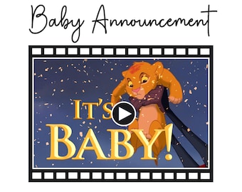 Lion King It's A Baby: Pregnancy Announcement Video