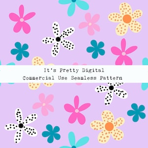retro bright floral commercial use sublimation files custom fabric printing digital paper backgrounds png svg clip art tumbler background