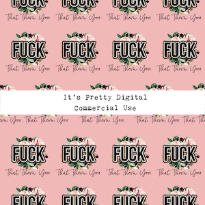 Scheiss dass sie du nahtlose Stoffdruck digitale Datei download benutzerdefinierte Stoffdesign kommerzielle Nutzung schwörende Sublimation