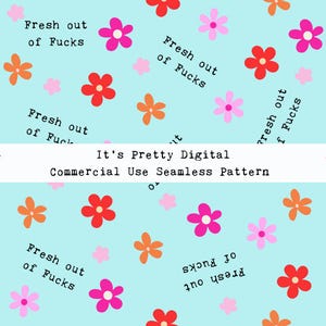 Frisch aus Fks Sassy Sweary Sublimation nahtlose Datei digitales Rapportmuster kommerzielle Nutzung benutzerdefinierte Stoffdruck Hintergrundbecher