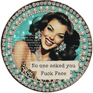 No oneketted you freche schwörende Retro Vintage Pin-up-Damen svg Sublimation kommerzielle Nutzung Clip Art png