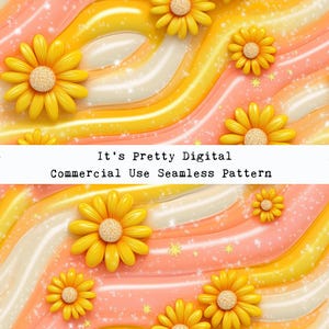 realistisch 3D driedimensionaal getextureerde bloemen bloemen commercieel gebruik stof sublimatie digitaal ontwerp naadloos herhalen aangepast afdrukbestand