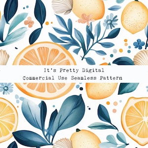 Aquarell Zitronen Obst Frühling Amalfiküste nahtlose Rapportmuster Design benutzerdefinierte Stoffdruck Sublimationsbecher Hintergrundbild