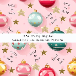 jolly as fuck 3d realistisch strukturiertes Schimpfwort xmas Muster benutzerdefinierte Stoffdruck Sublimationsdatei Tumbler Hintergrund festlich
