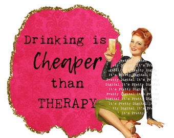 Drinking sassy retro housewives pin up svg sublimation clip art commercial use
