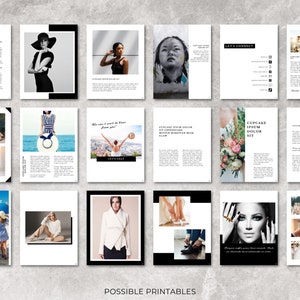 Canva Lookbook Template for Photographers & Business Owners to - Etsy