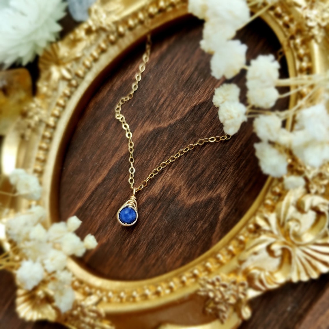 Tiny Sodalite Necklace