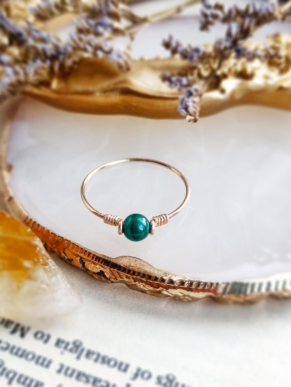 Malachite Ring