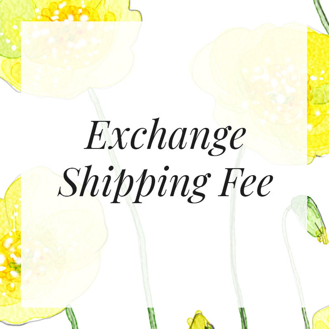 Exchange Shipping Fee