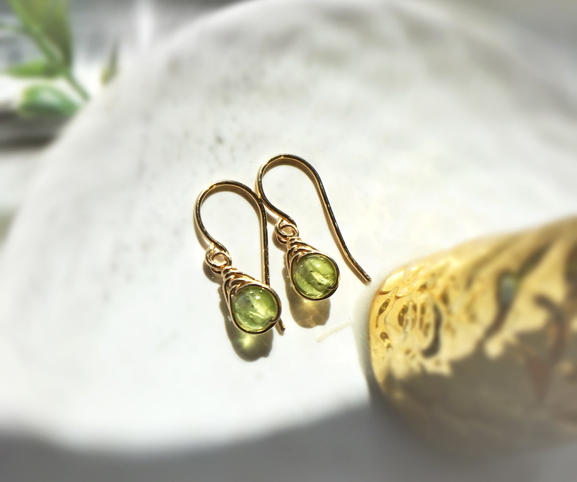 Peridot Dangle Earrings