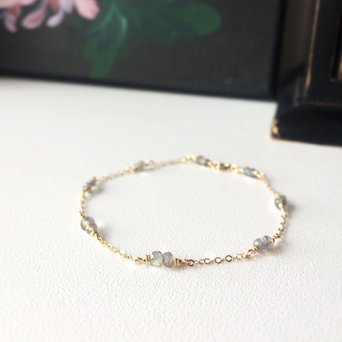 Dainty Labradorite Bracelet