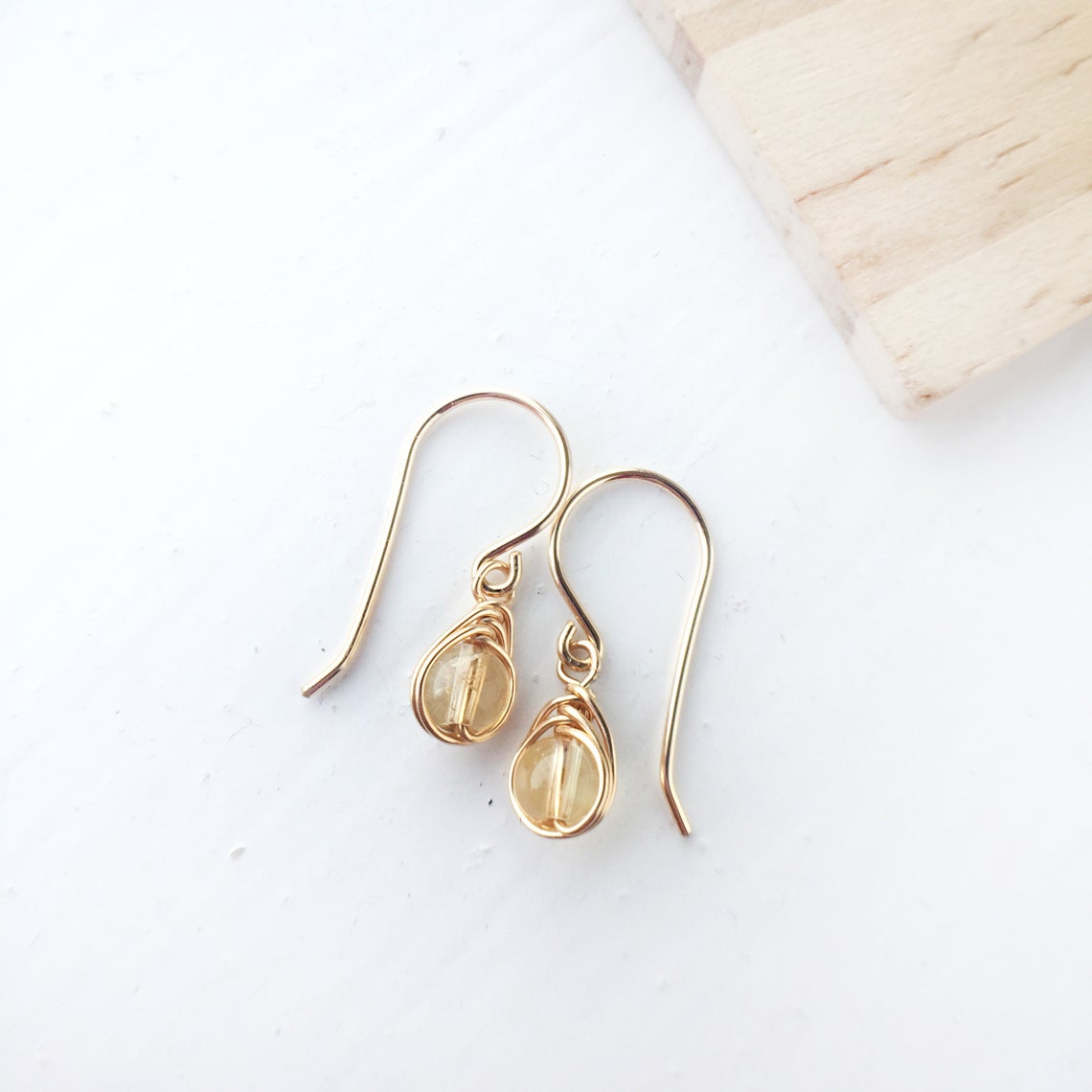 Citrine Dangle Earrings