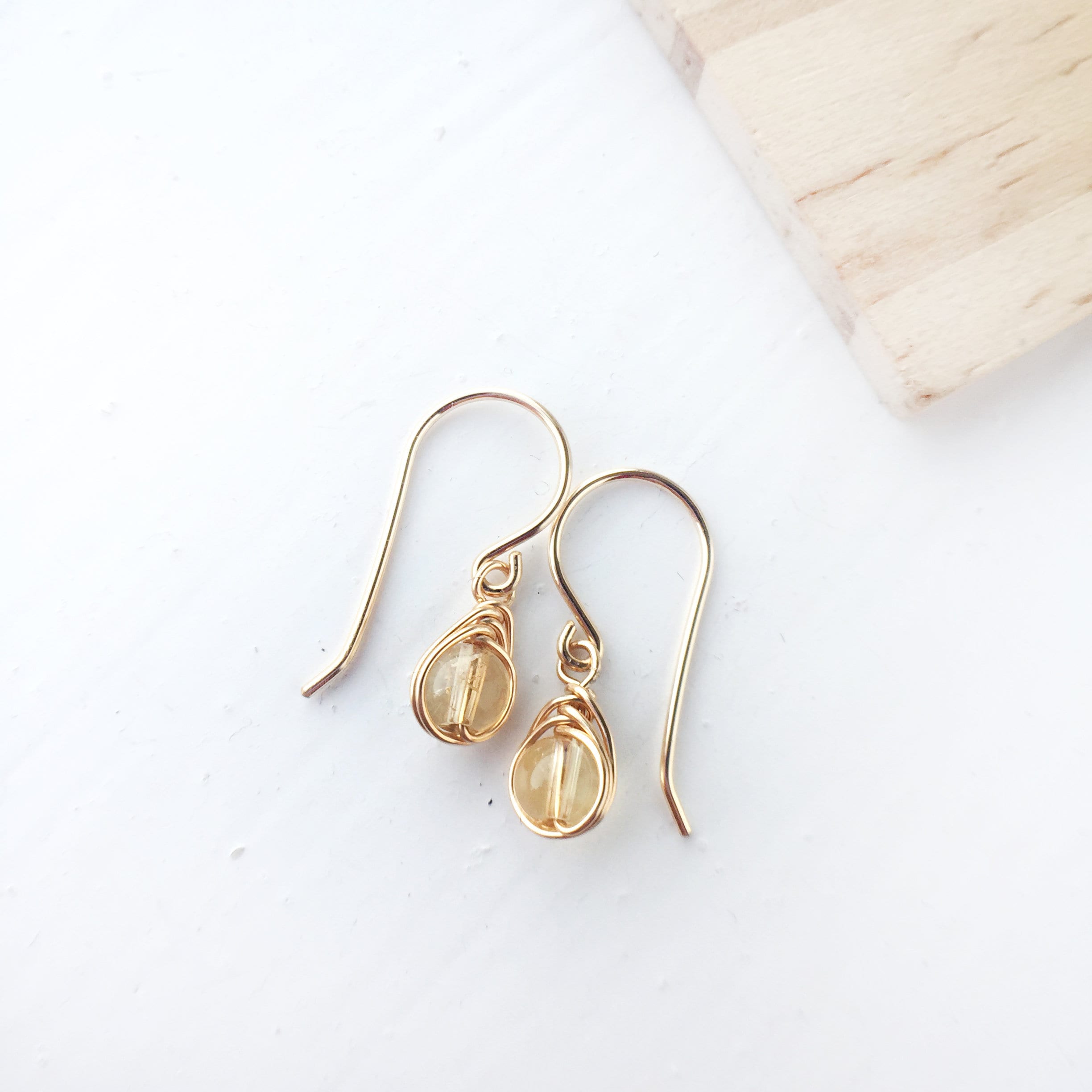 Citrine Dangle Earrings