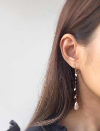 HAIAISO 6 Paia Orecchini Lunghi Con Perle E Nappa - Pendenti Placcati Oro 14K, Gioielli Ipoallergenici Per Matrimonio E Regalo Donna