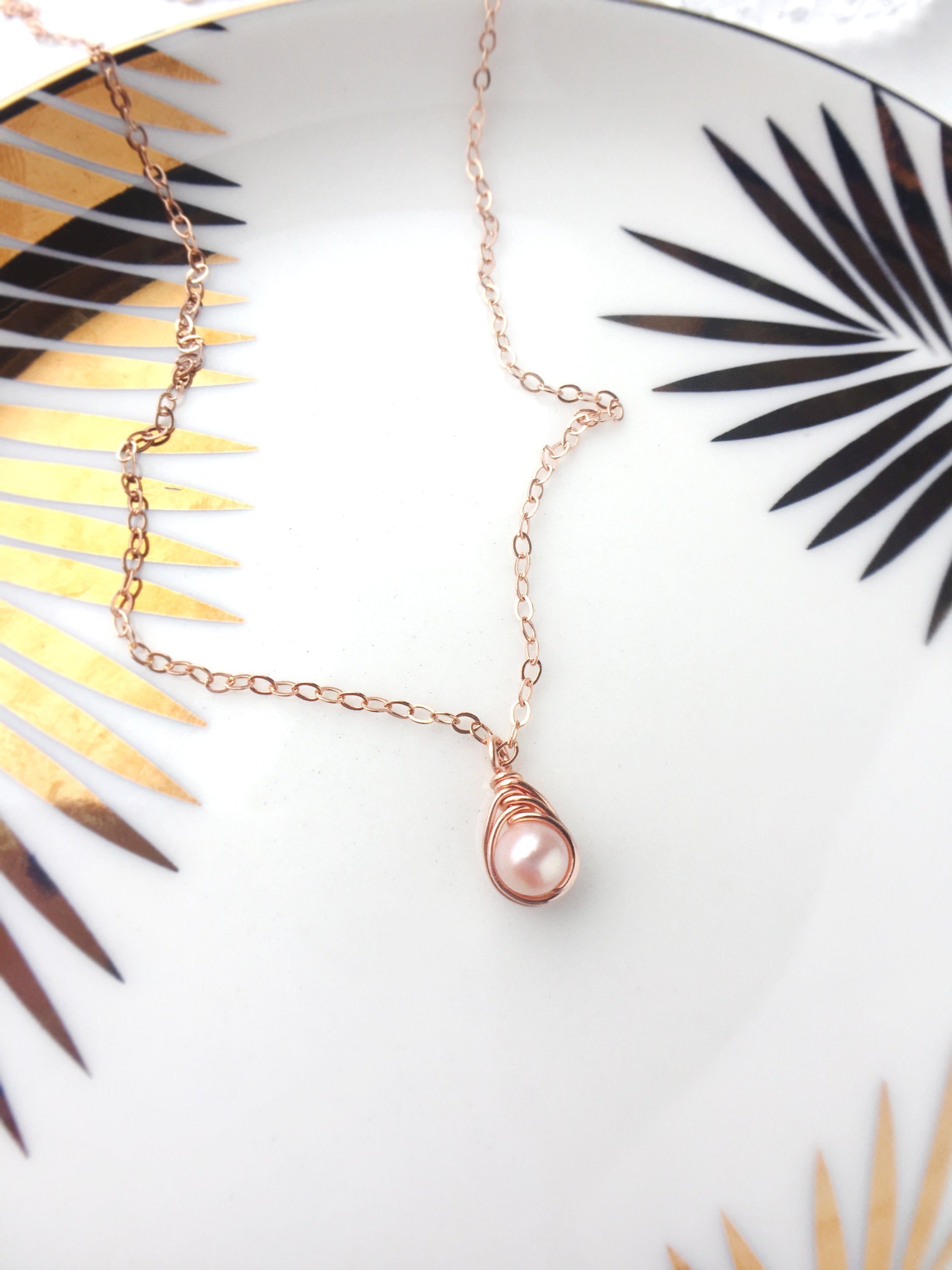 Tiny Pearl Necklace