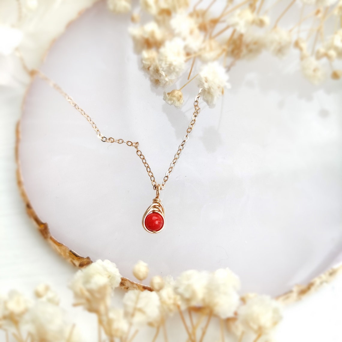 Red Coral Necklace