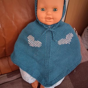 Poncho bébé 0 à 3 mois