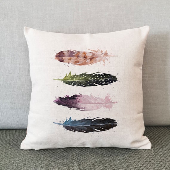 feather pillow case