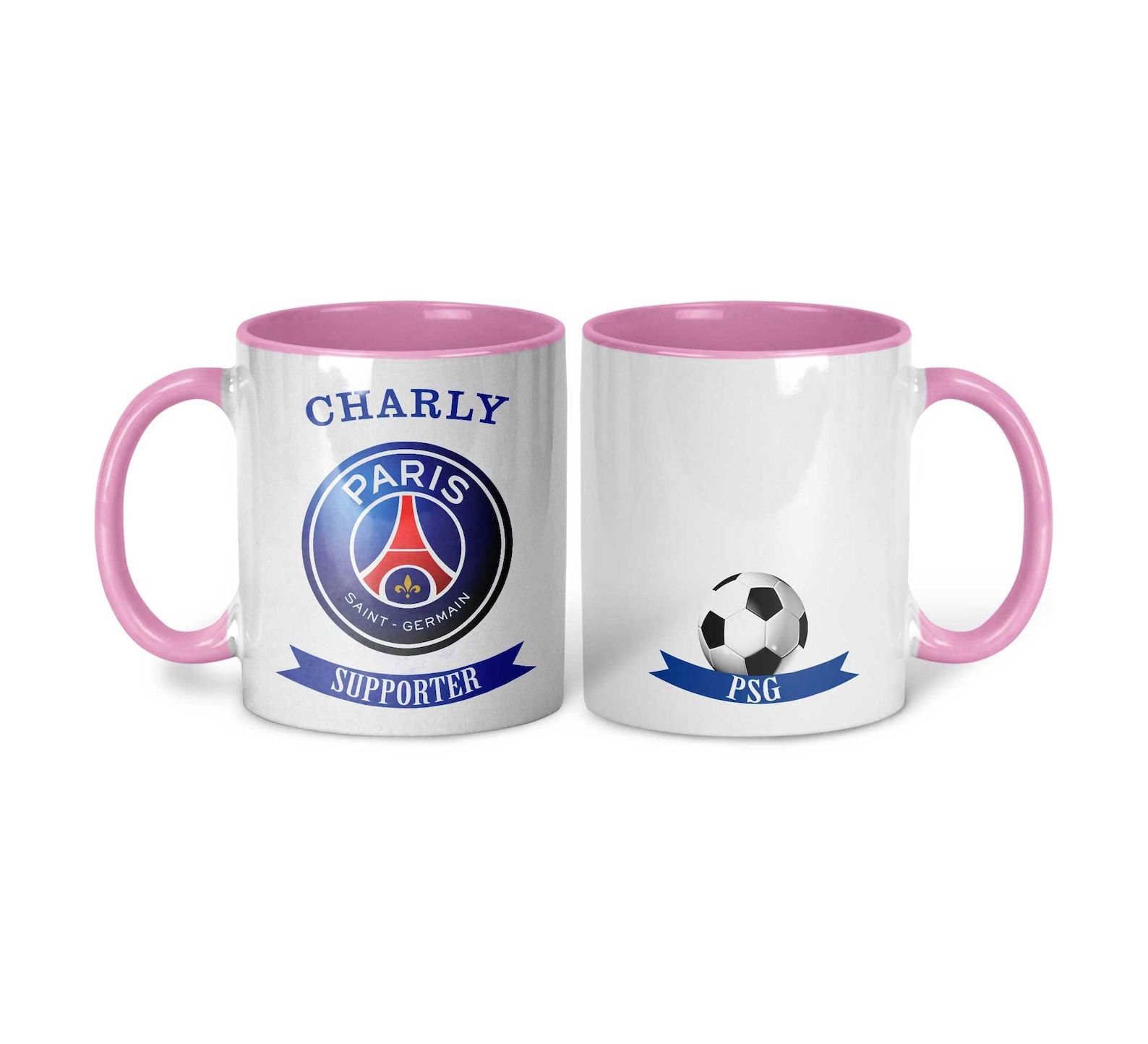 Mug PSG personnalisé Idée cadeau noel Fan de foot Cadeau Etsy
