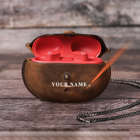 Genuine Leather Protective Earphone 