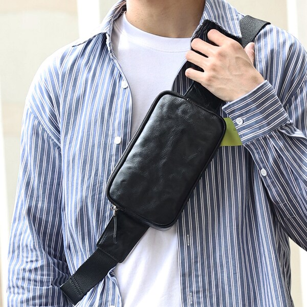 Mens Crossbody Bag Etsy