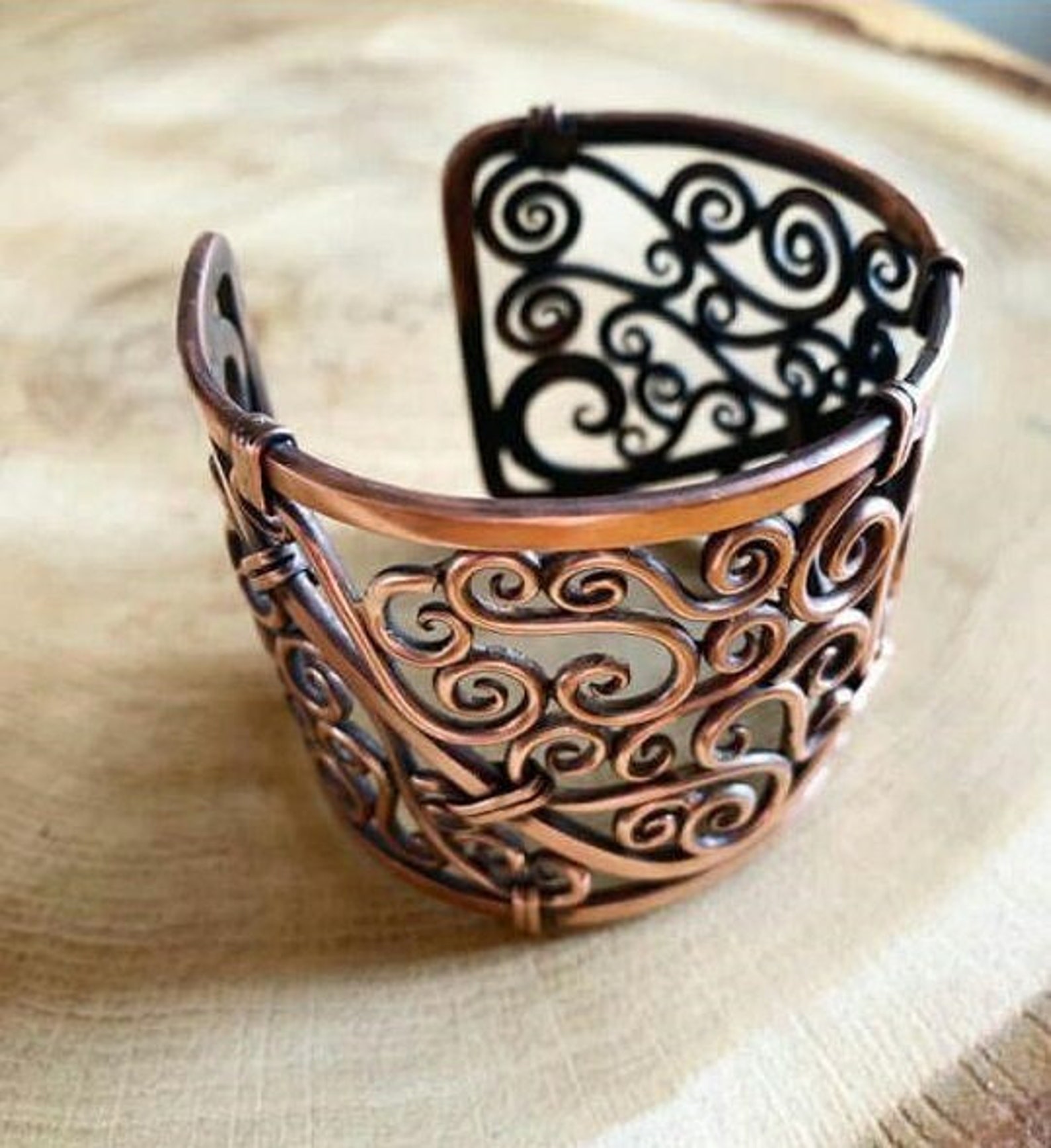 Copper Bracelet 7th Anniversary Gifts for Women Gifts for Wife Etsy