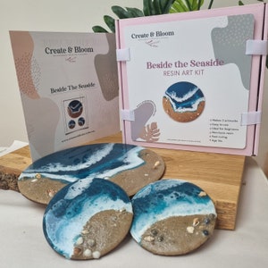 Beside the sea | DIY Resin Art Kit | Resin Starter Kit | Epoxy Craft Kit | Learn How To Make Resin seascapes | Beach art - Resin Kit