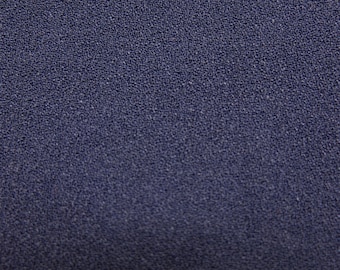 crepe georgette in dark blue