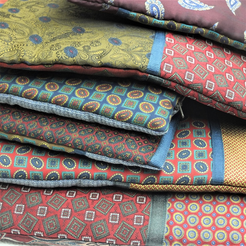 Cushion/cushion Cover Made of Tie Fabrics 60 X 30 Cm Etsy