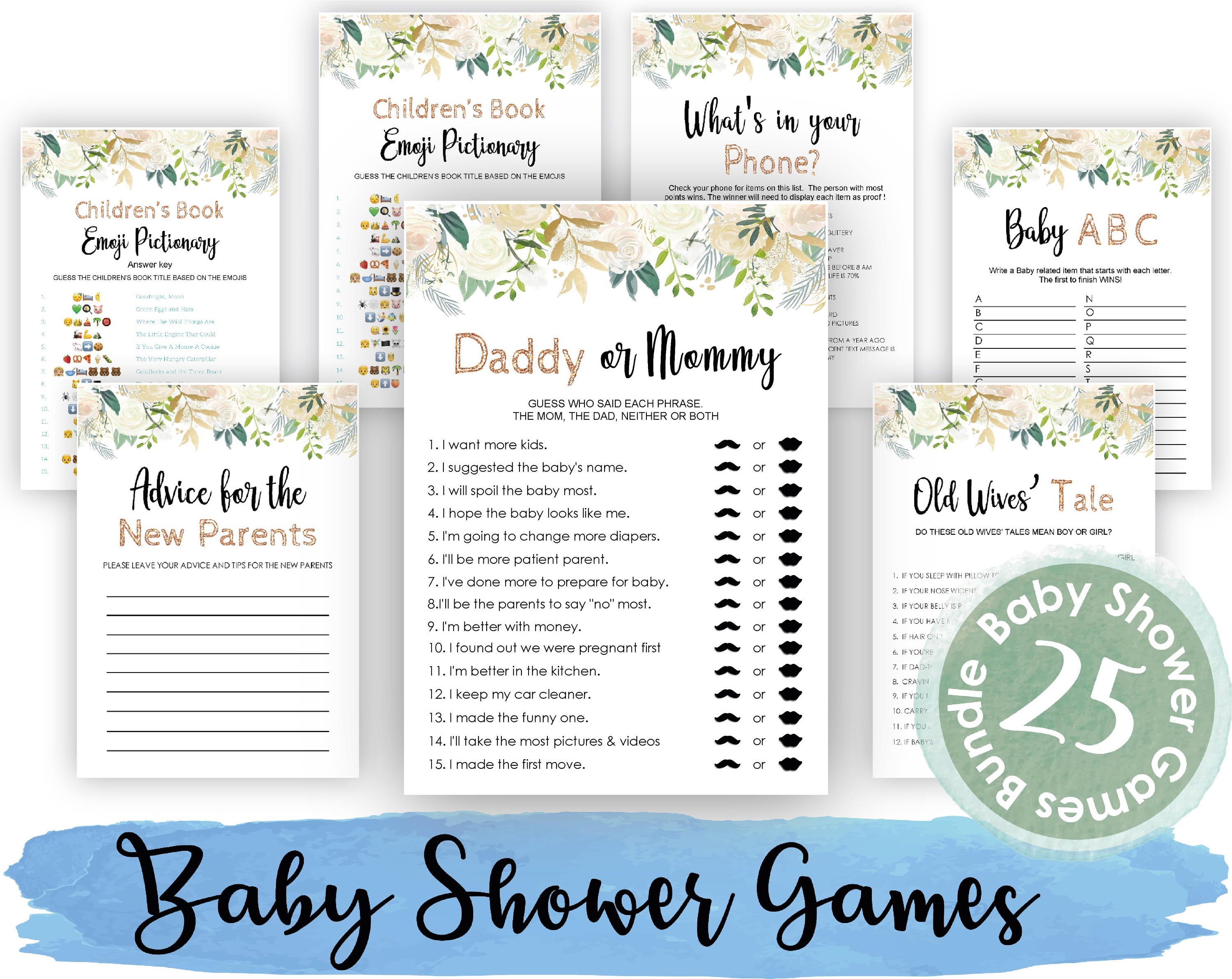 baby shower games baby word scramble baby shower games etsy