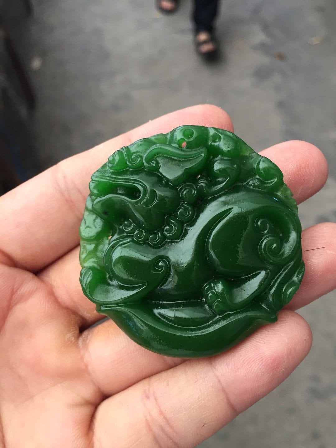 Free Shippinghandmade Natural Lion Charm Jade Lion Pendant Etsy