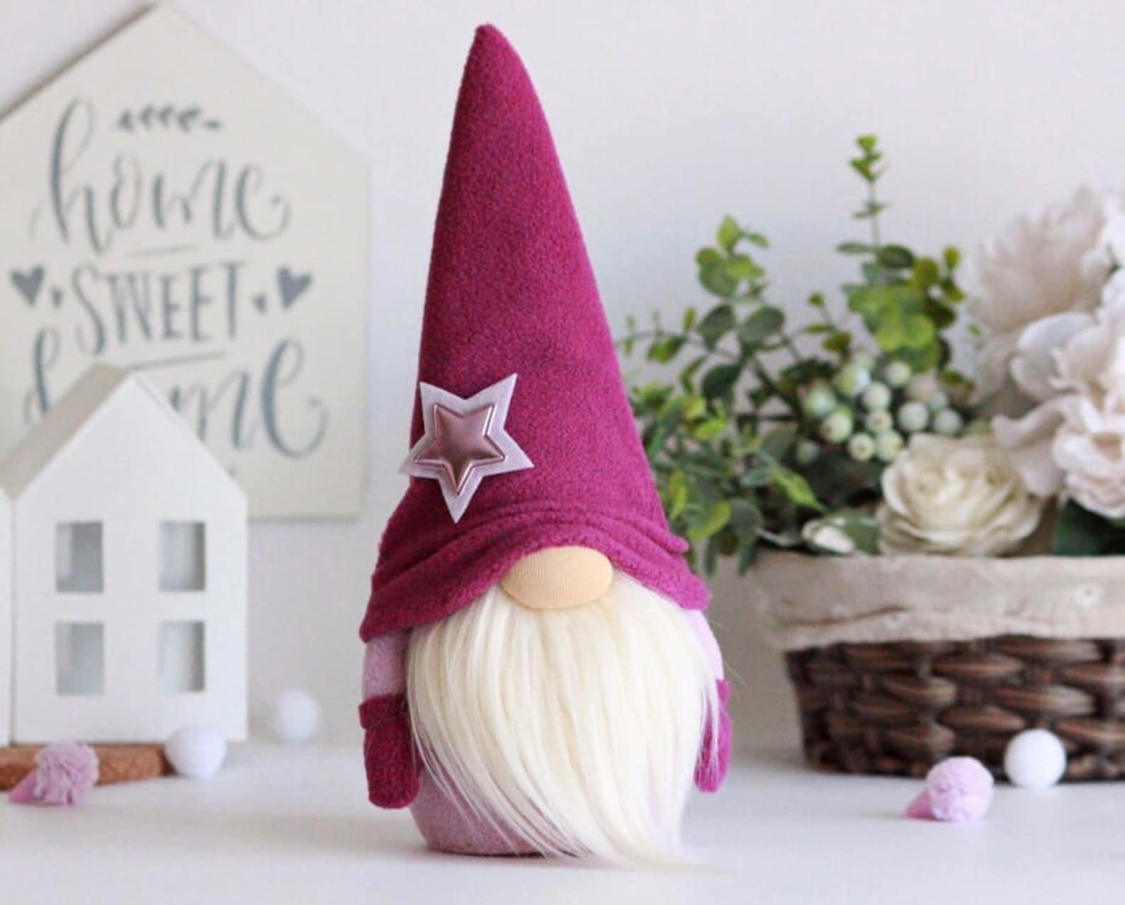 Purple gnome Lavender gifts Family of gnome Etsy