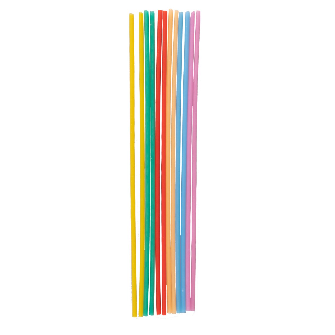 Bright Rainbow Coloured Tall Skinny Candles Long Thin Candles Etsy