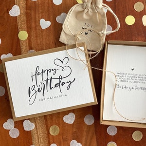 Gift wrapping - happy birthday - | | Gift Box | Birthday Gift Cash gift | individual & personalized with name