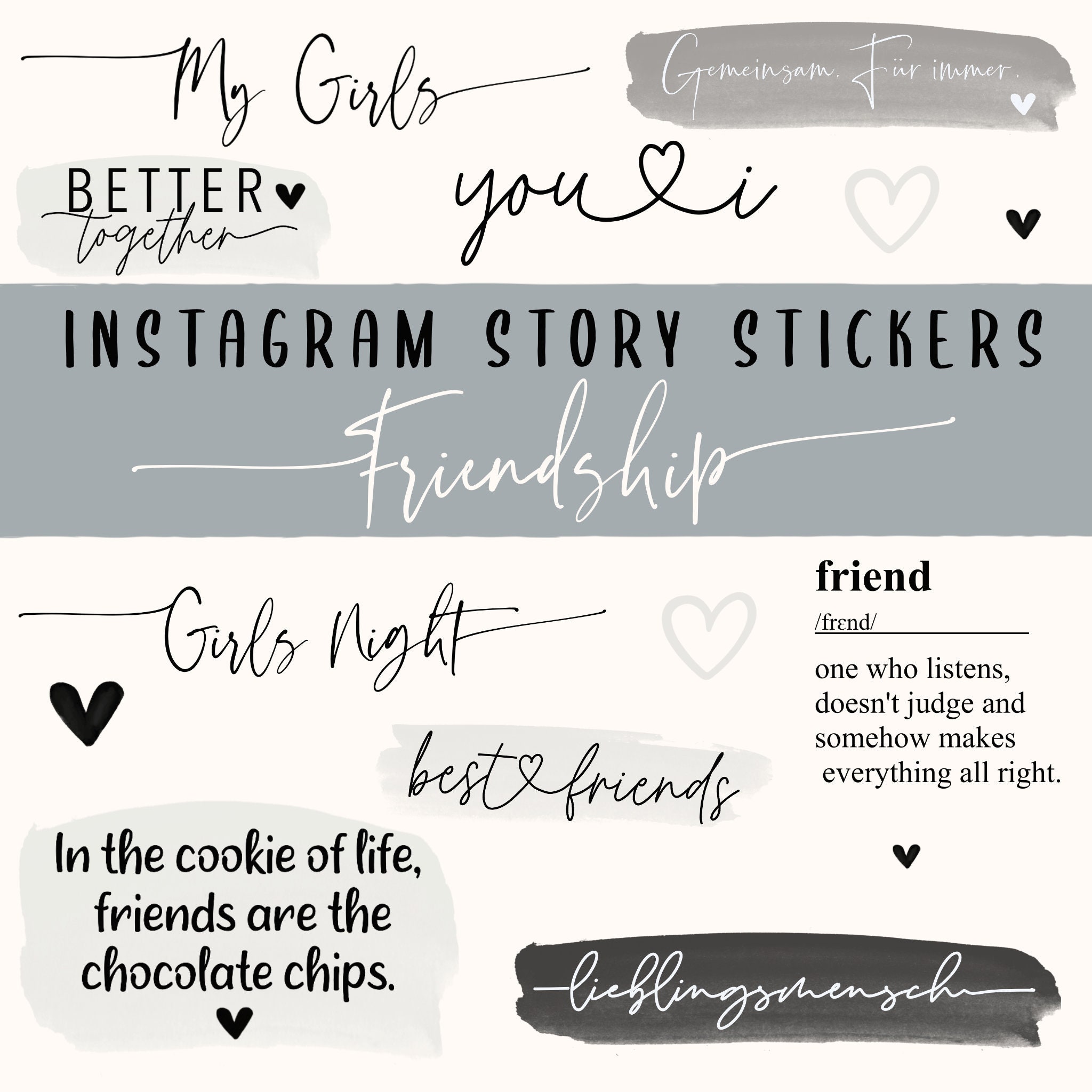 Friends Instagram Sticker by Cheeky Charity for iOS & Android