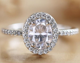 1,34 carat, bague ovale, bague de fiançailles ovale, bague en moissanite ovale, bague en moissanite taille ovale, bague diamant ovale, bague en moissanite GR446