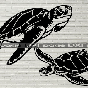 Schildpad Svg, zeeschildpad svg, Oceaandieren svg, metalen houten teken, cricut svg, schildpad Clipart, laser gesneden bestand, vector aquatisch, dxf plasma cnc