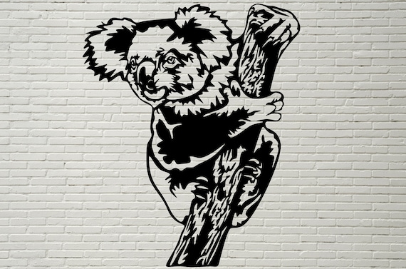 Download Koala Svg Cut File Animal Svg Australia Wild Life Etsy