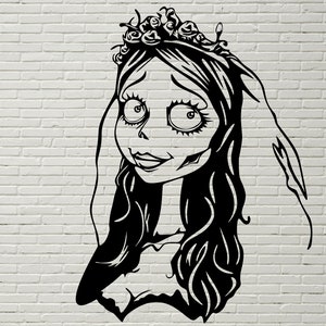Fronleichnam Braut SVG, Halloween Svg, Leiche Braut geschnitten Datei, Svg für Cricut, Silhouette Dxf-Datei, Printables Kunst, Halloween Dekor Tshirts Design
