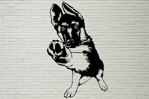 Download German Shepherd Svg Puppy Svg Silhouettes Dxf K 9 Dog Svg Etsy Yellowimages Mockups