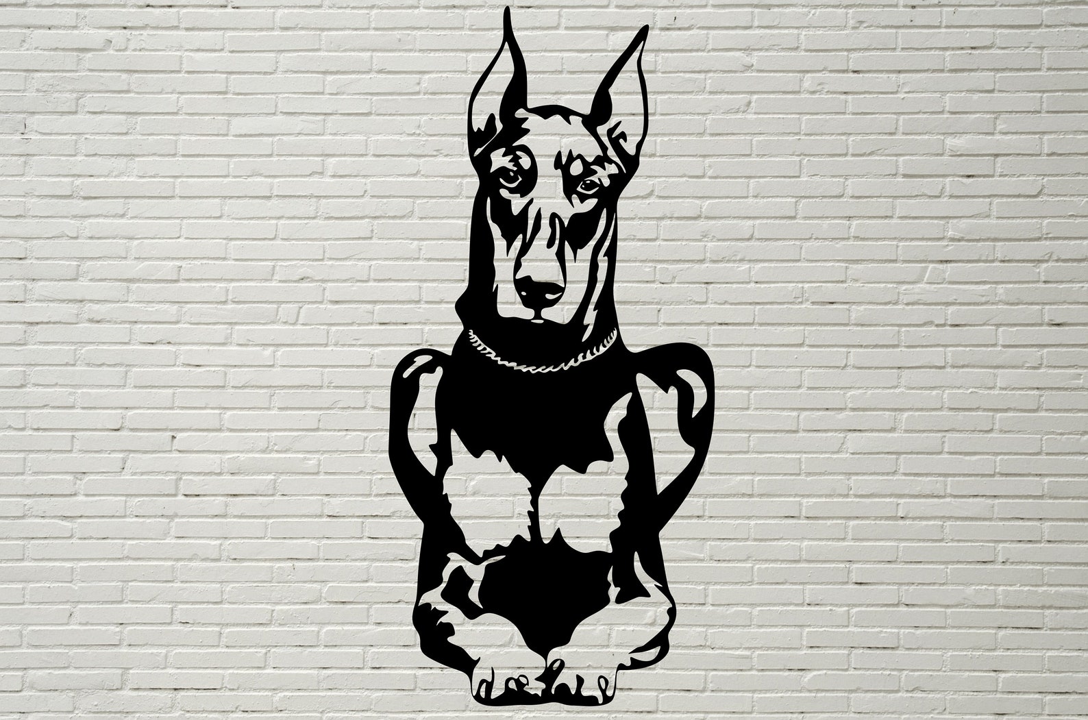 Doberman SVG Silhouettes Dxf Dog SVG Files for Cricut - Etsy UK