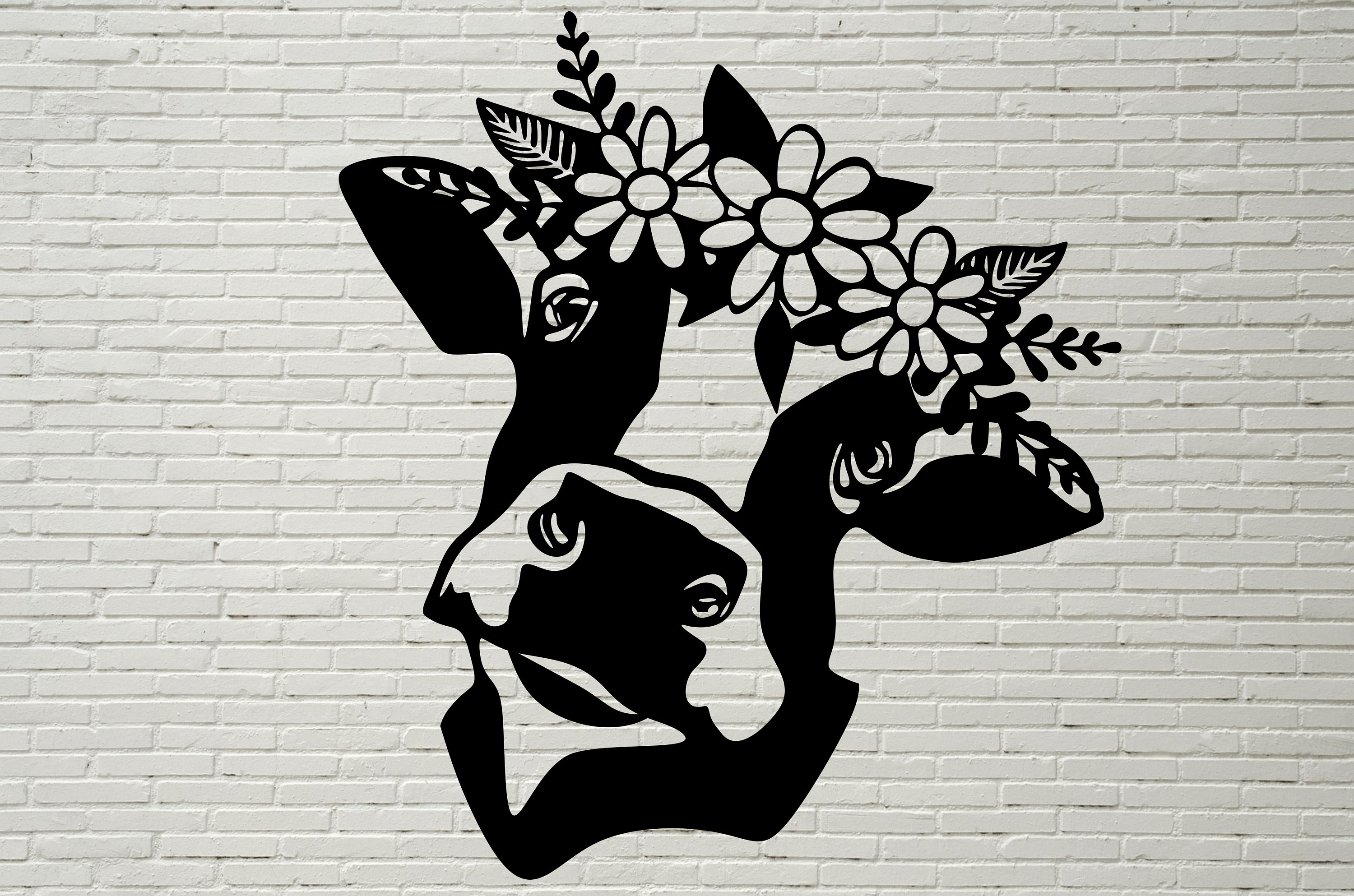 Free Free 107 Flower Cow Head Svg SVG PNG EPS DXF File