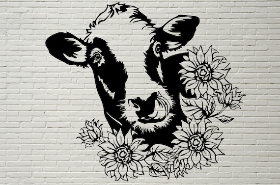 Free Free 75 Flower Cow Head Svg SVG PNG EPS DXF File