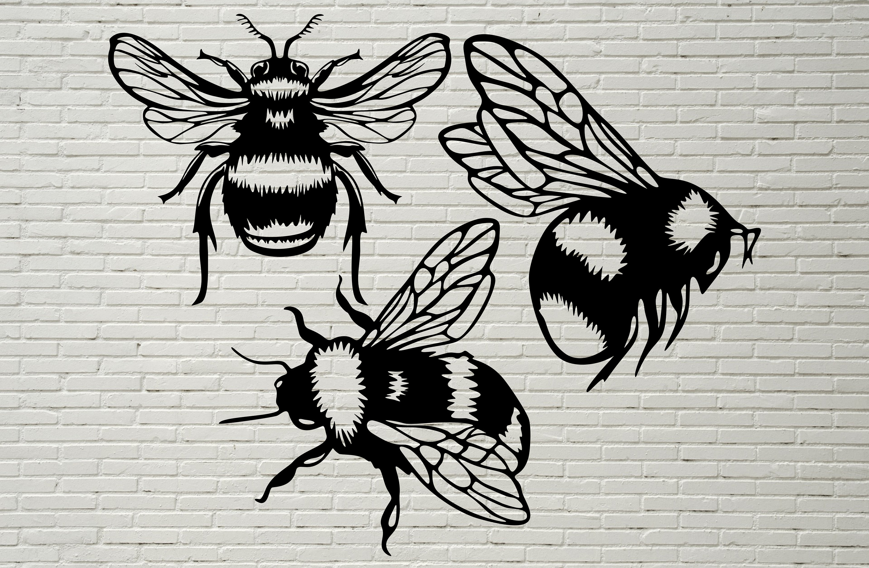 Bumble Bee Paper Cutouts 3D Bumble Bee Decor Bee Decor Theme Honey Bee  Cutouts Paper Bees Black and Yellow Bee Paper Cutouts 