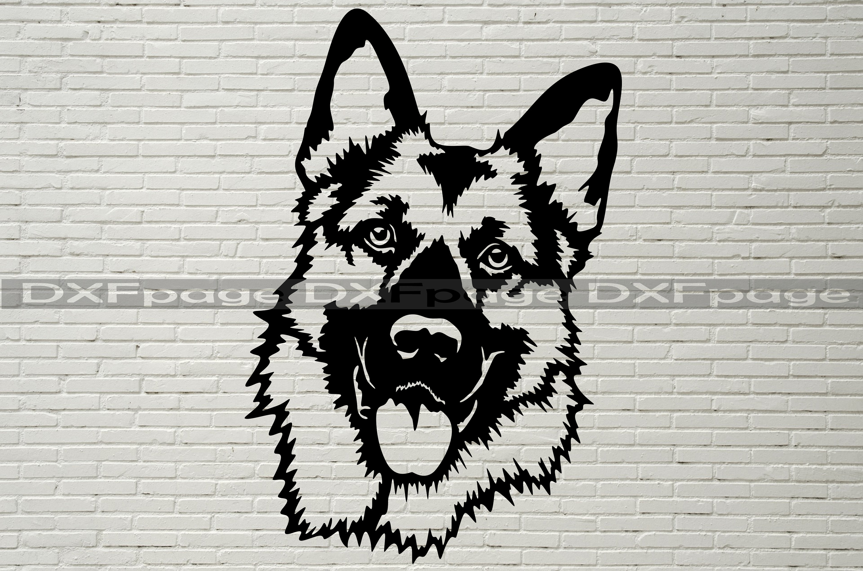 German Shepherd SVG Portrait Dog Dxf Dog Peeking SVG for - Etsy UK