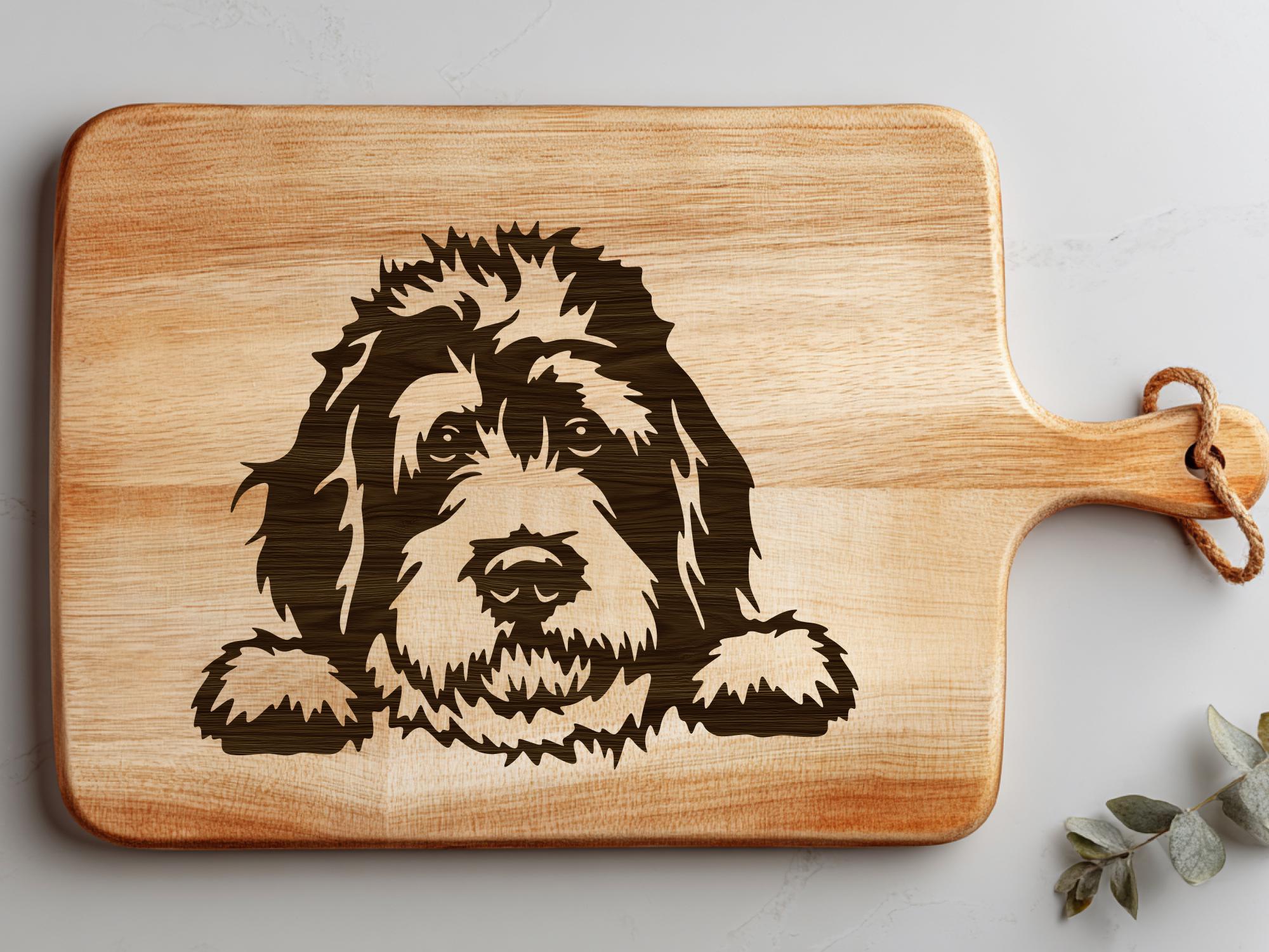 Bernedoodle Dog SVG Bundle, Peeking Puppy Laser Cut DXF, Pet Loss